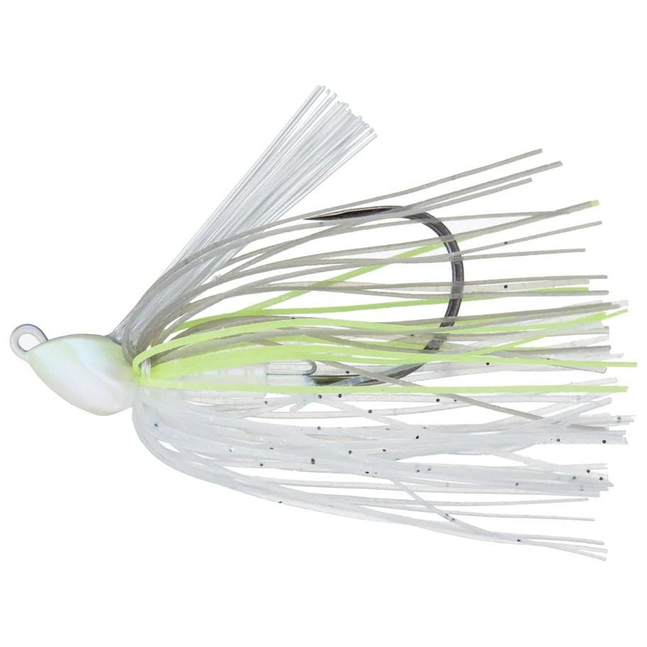 View of Swim Jig Evergreen Grass Ripper Swim Jig 3/8 OZ. Chartreuse Shad available at EZOKO Fishing