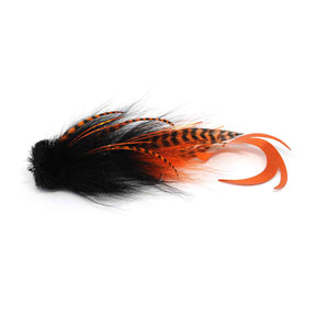 View of Flies Ezekiel Ezee Buford Fly Black / Orange available at EZOKO Fishing