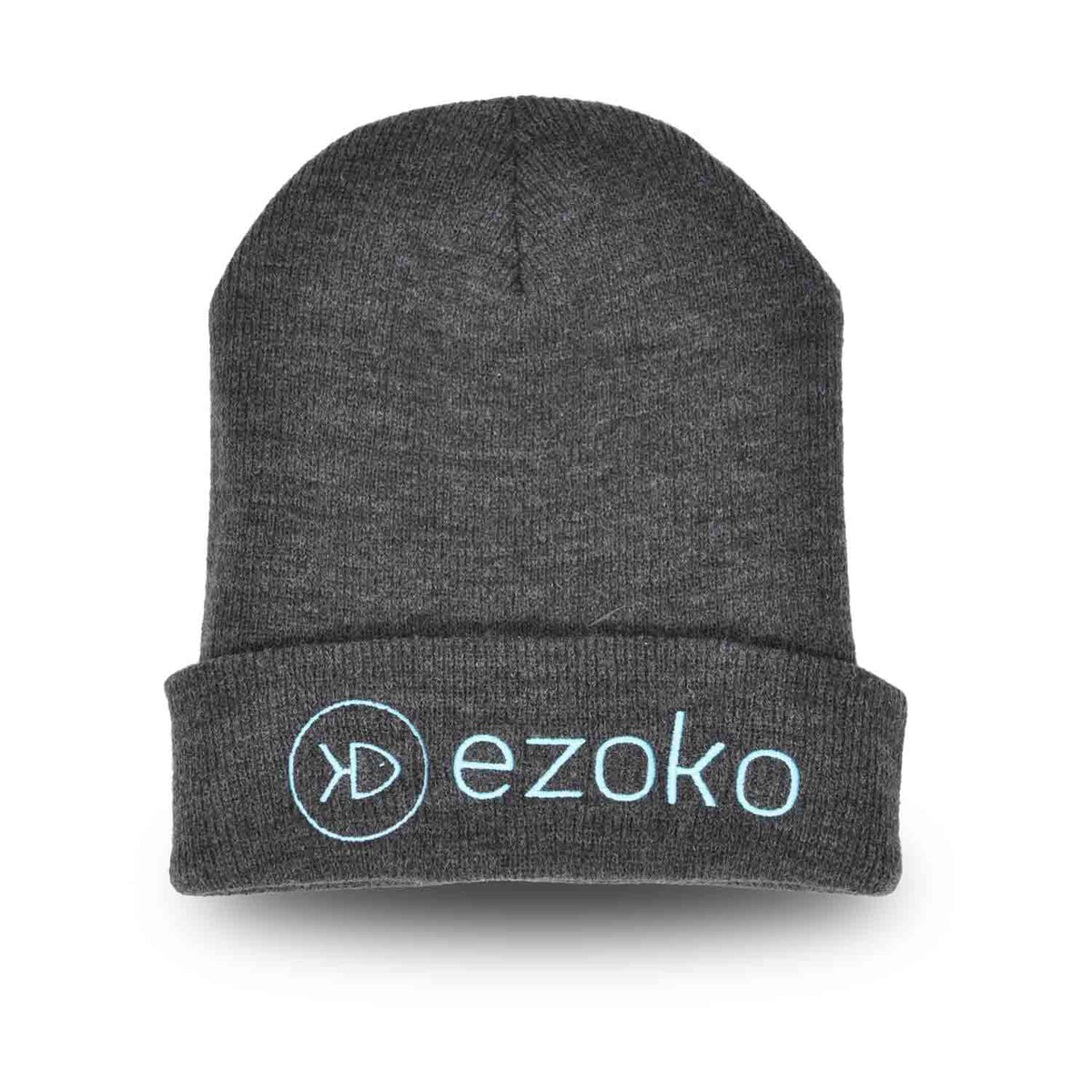 Ezoko Classics YUPOONG Cuffed Beanie Dark Grey Blue Hats