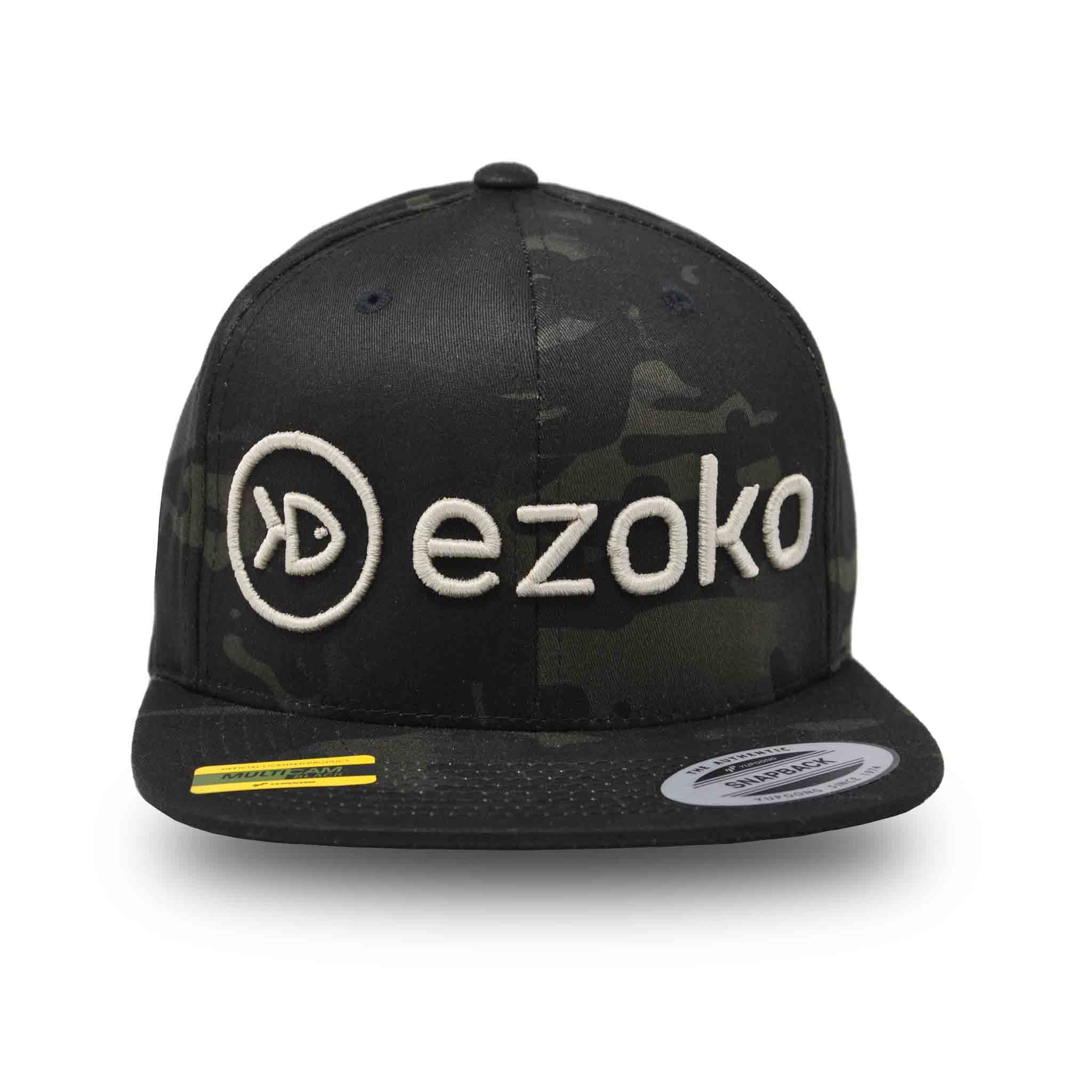 Ezoko Classics YUPOONG Flat Brim Cap MultiCam Black Grey Hats