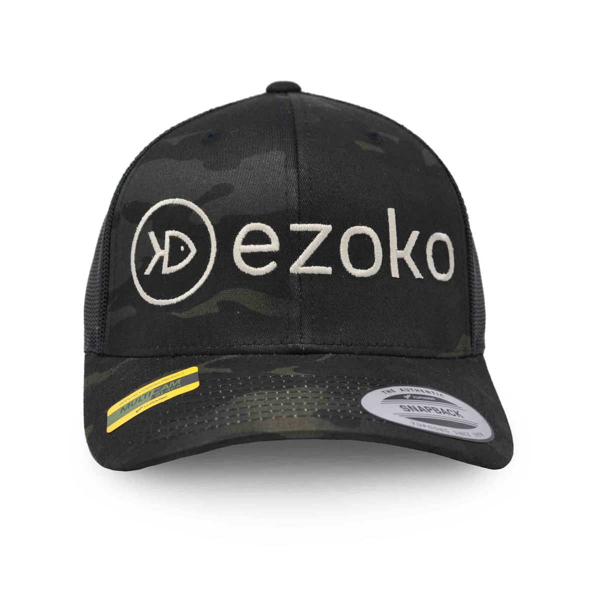 Ezoko Classics YUPOONG Retro Trucker cap MultiCam Black Normal Grey Hats