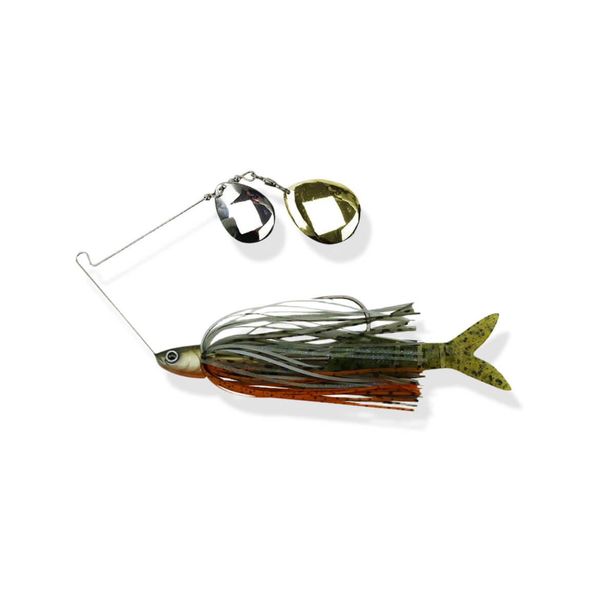 View of spinnerbaits FishLab Bio-Blade Double Colorado 1/2oz Bluegill available at EZOKO Fishing