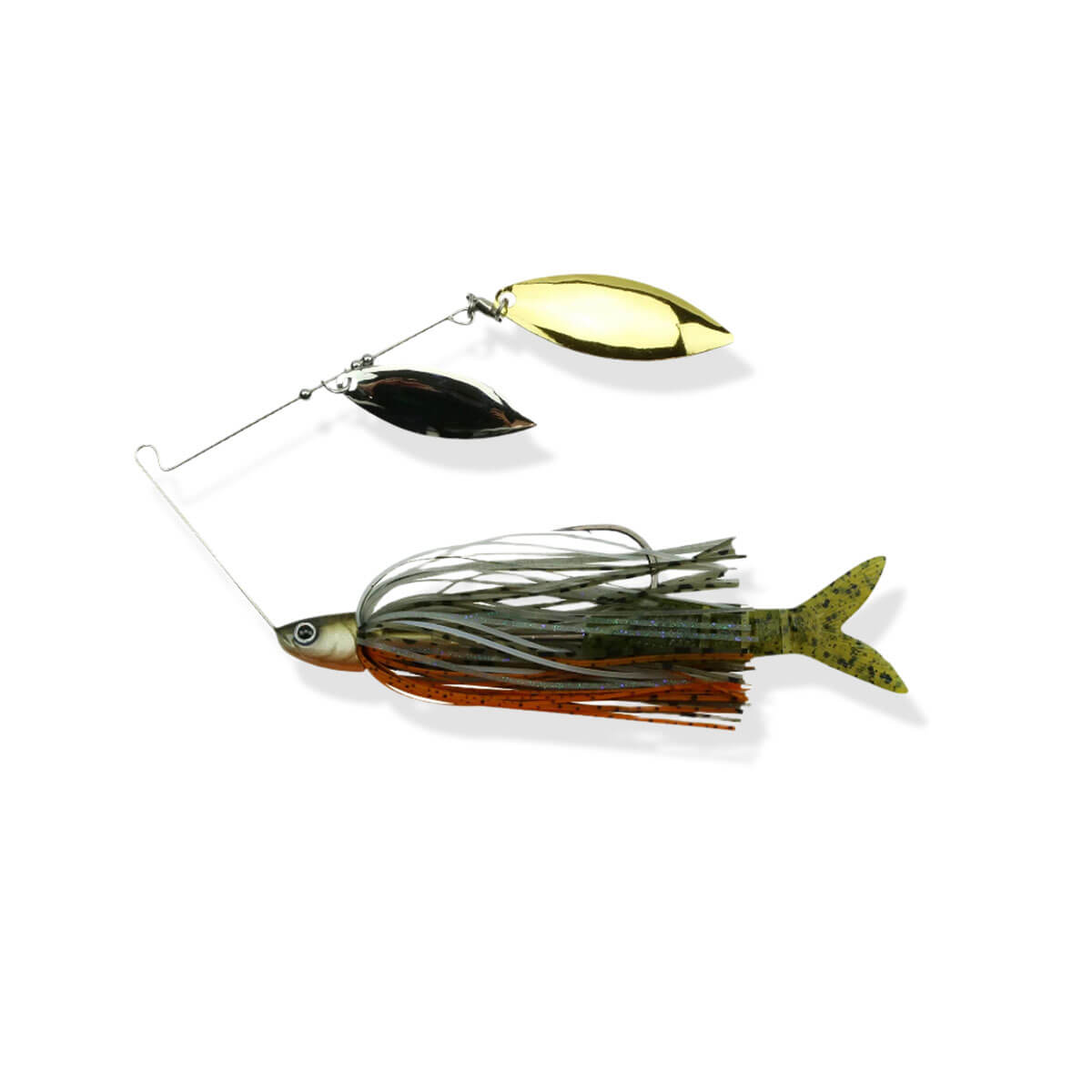 View of spinnerbaits FishLab Bio-Blade Double Willow 1/2oz Bluegill available at EZOKO Pike and Musky Shop