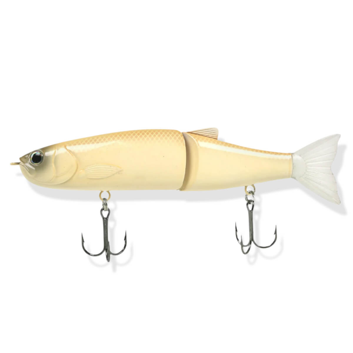 View of Glide Baits FishLab Hydra Glide Glide Bait 8" Bone available at EZOKO Fishing