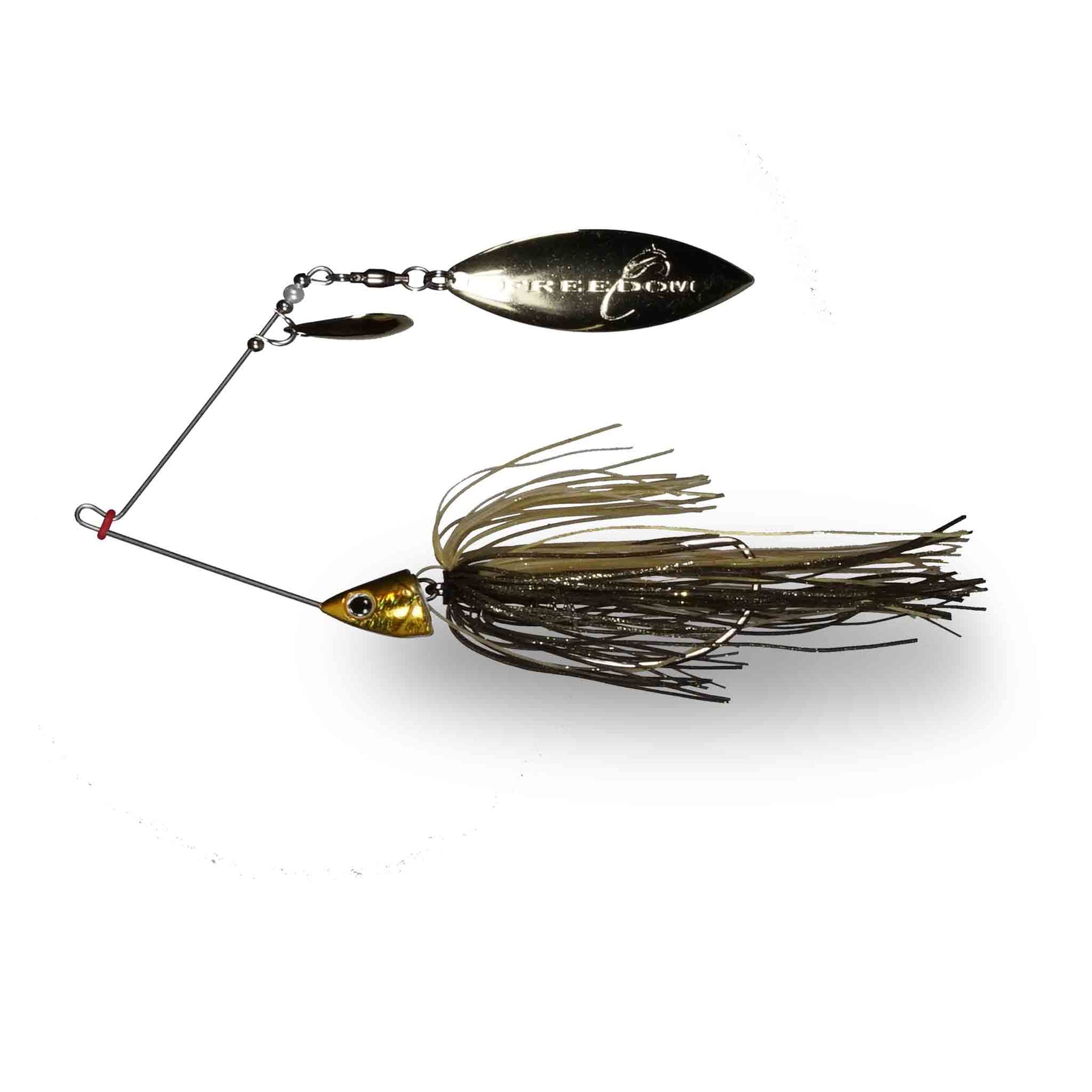 Freedom Tackle Colorado Willow Spinnerbait 1/2oz Golden Shiner Spinnerbaits