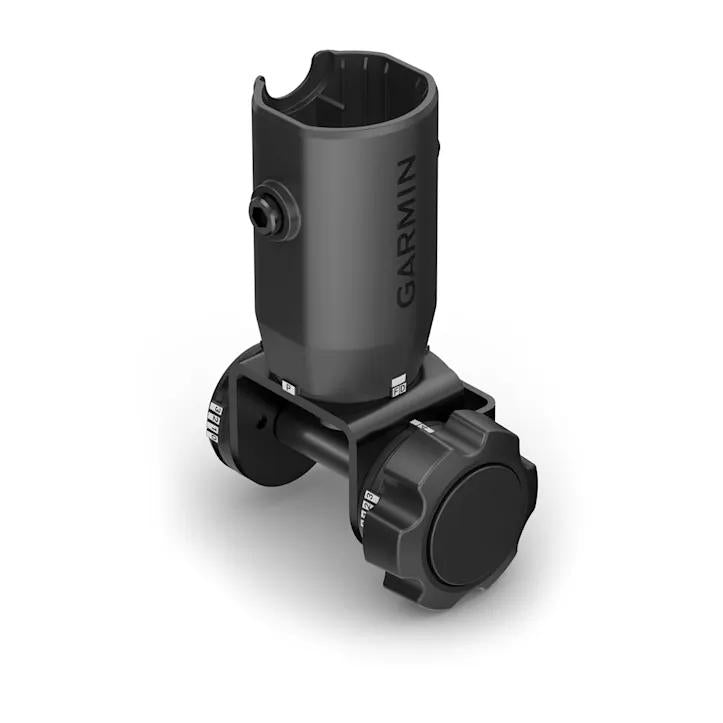 View of Garmin Adjustable Perspective Bottom Mount for LiveScope™ Transducers available at EZOKO Fishing