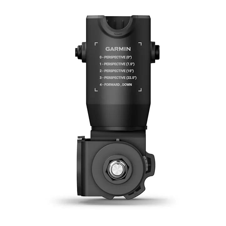 View of Garmin Adjustable Perspective Bottom Mount for LiveScope™ Transducers available at EZOKO Fishing