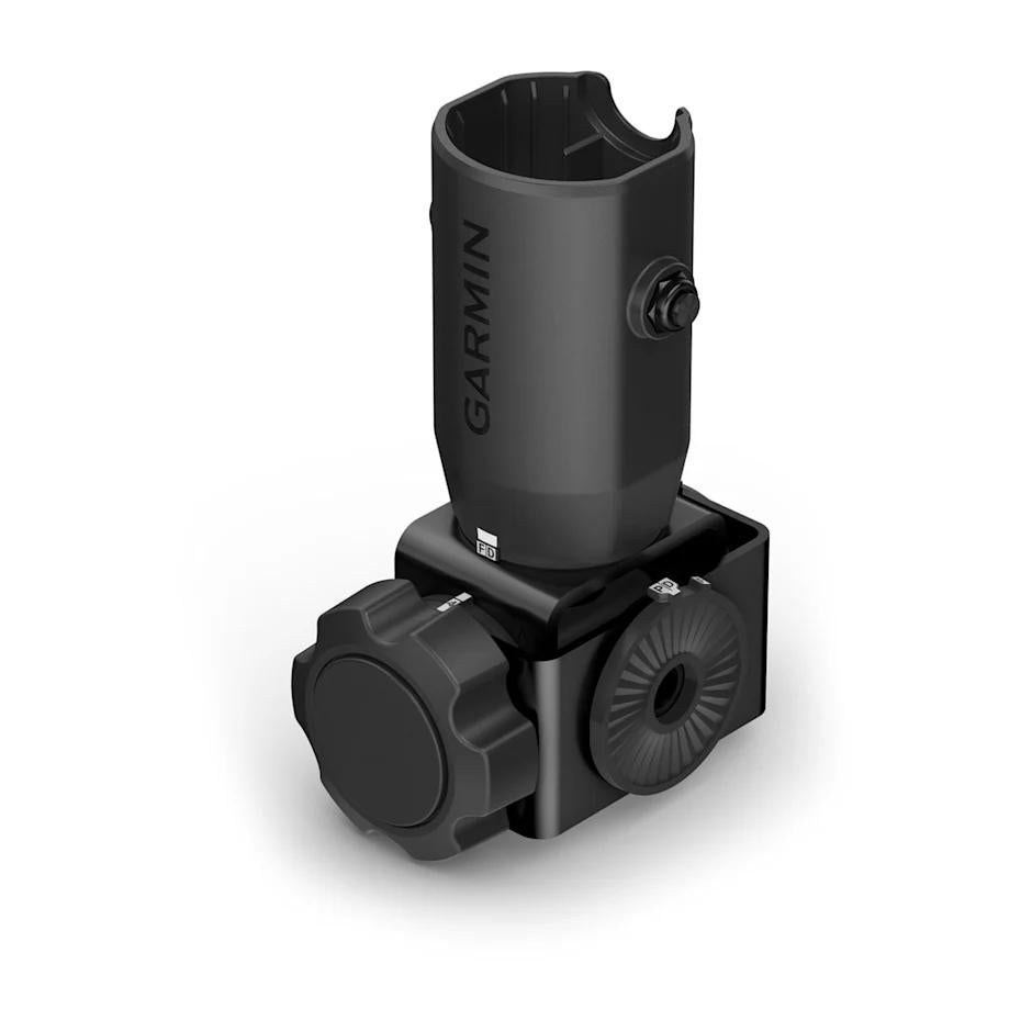 View of Garmin Adjustable Perspective Bottom Mount for LiveScope™ Transducers available at EZOKO Fishing