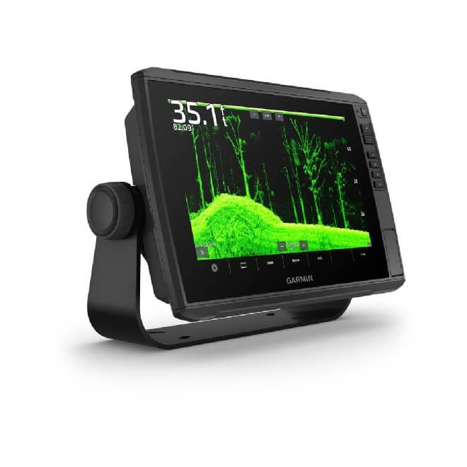 View of fish_finder Garmin ECHOMAP ULTRA 126SV with LIVESCOPE LVS34 and GLS10 available at EZOKO Pike and Musky Shop