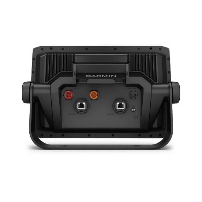 View of fish_finder Garmin ECHOMAP ULTRA 106SV ULTRA2 with LIVESCOPE LVS34 and GLS10 available at EZOKO Pike and Musky Shop