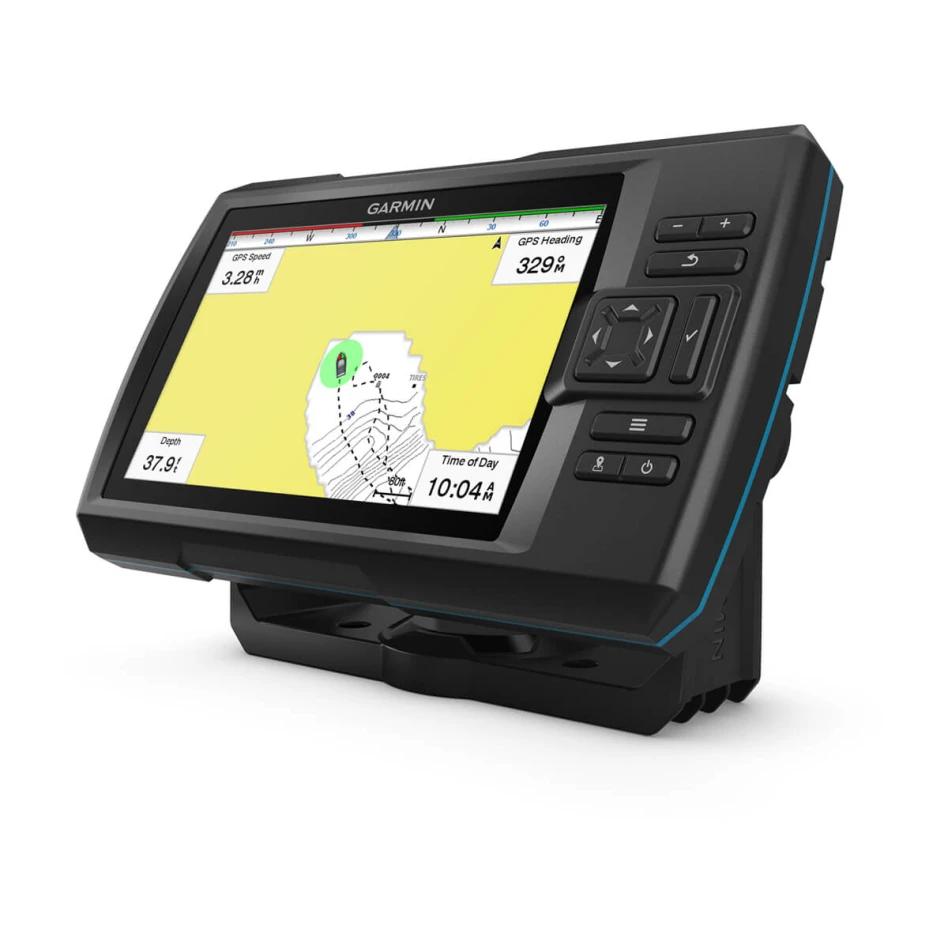 View of fish_finder Garmin Striker Vivid 7cv With GT20-TM Transducer available at EZOKO Pike and Musky Shop