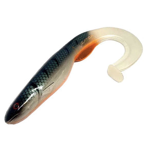 View of Swimbaits Gator Catfish 25 Swimbait Zombie Perch available at EZOKO Pike and Musky Shop