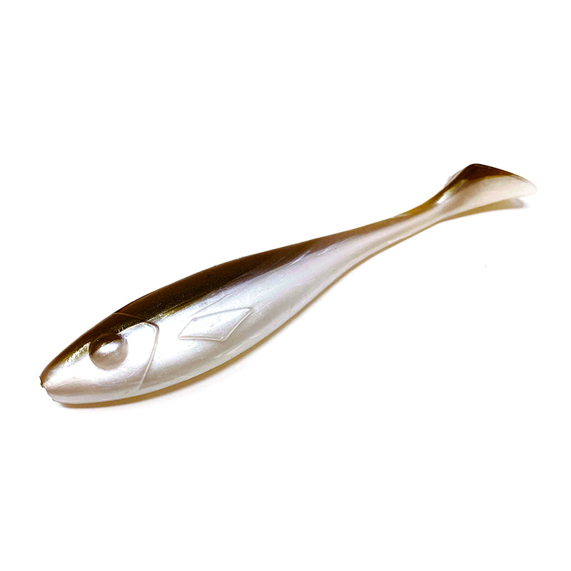 View of Swimbaits Gator Gum 12 (3pk) Swimbait Smolt available at EZOKO Pike and Musky Shop