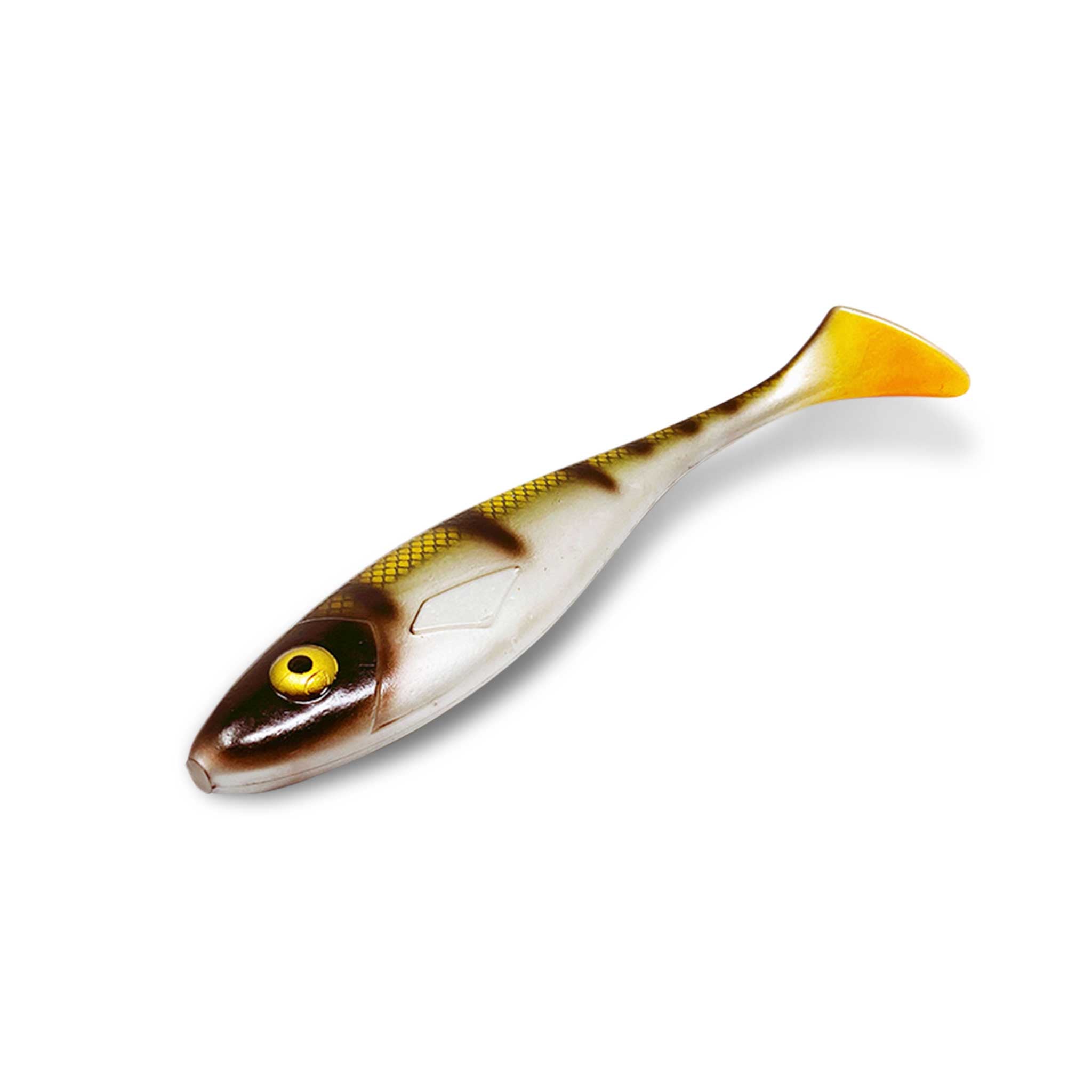 View of Swimbaits Gator Gum 27 Swimbait Natural Perch available at EZOKO Fishing