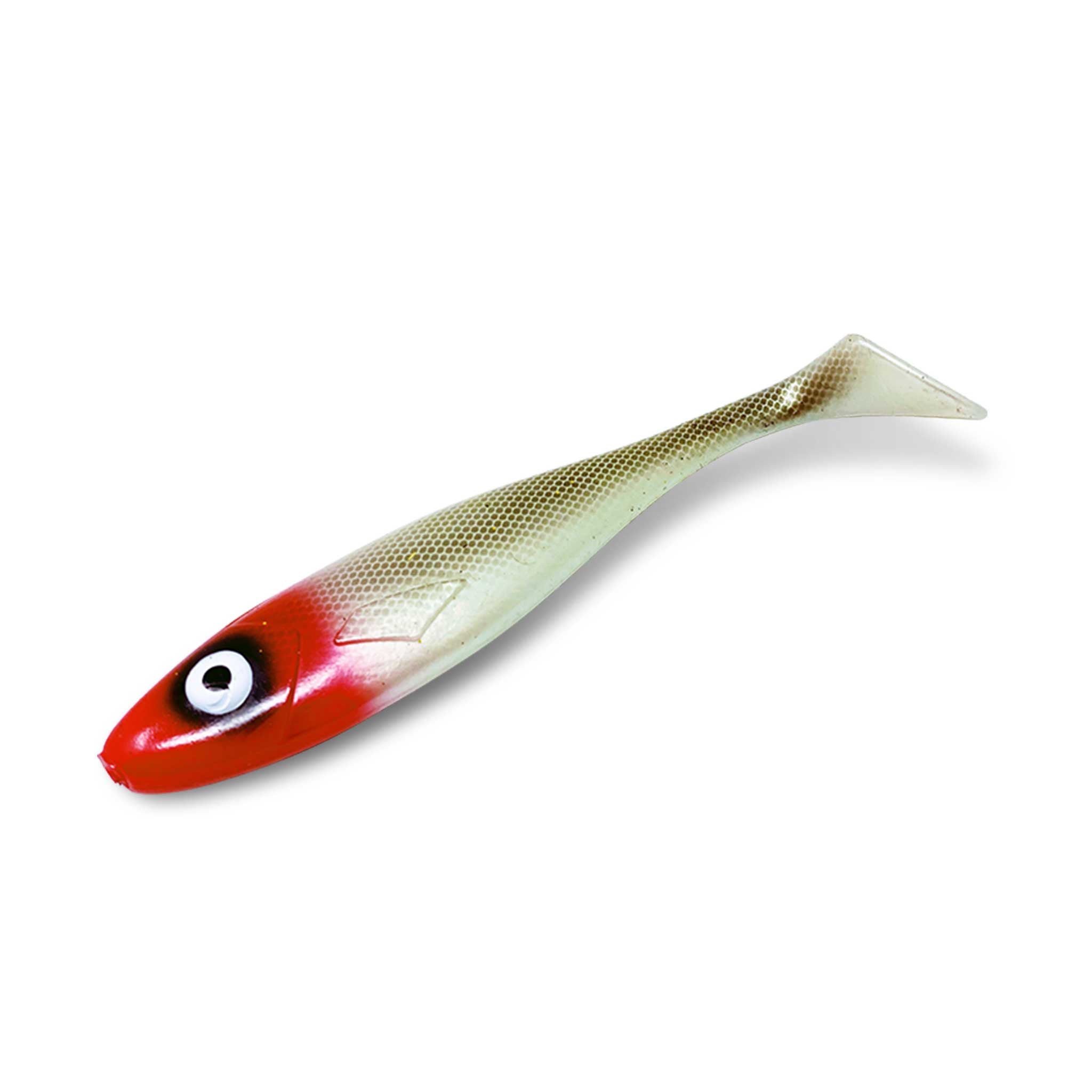 View of Swimbaits Gator Gum 27 Swimbait Red Head available at EZOKO Fishing