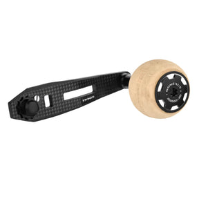 View of Rods-Reels-Accessories Gomexus Carbon Handle for Baitcasting Reel with Cork Knob LC-CA38 available at EZOKO Pike and Musky Shop