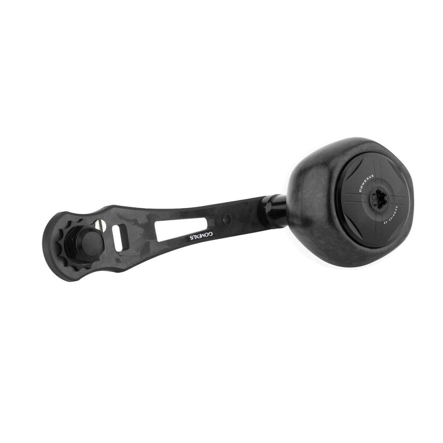 View of Rods-Reels-Accessories Gomexus Carbon Handle for Baitcasting Reel with Knob LC-FA38 available at EZOKO Fishing