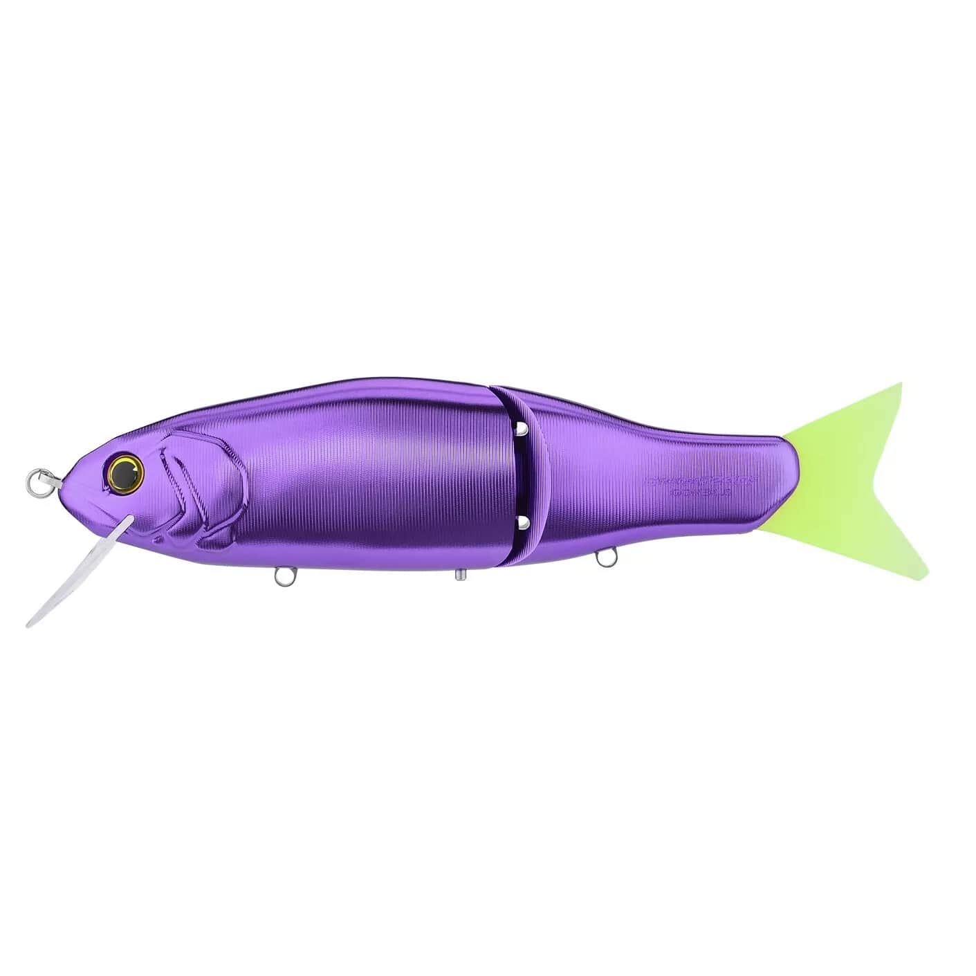 View of Swimbaits Gomexus Cyberbait 240 Metal Glide Bait Purple available at EZOKO Pike and Musky Shop