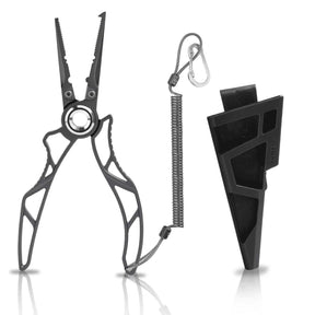 View of plier Gomexus EXOSKELETON 7" Stainless Steel Fishing Pliers available at EZOKO Fishing