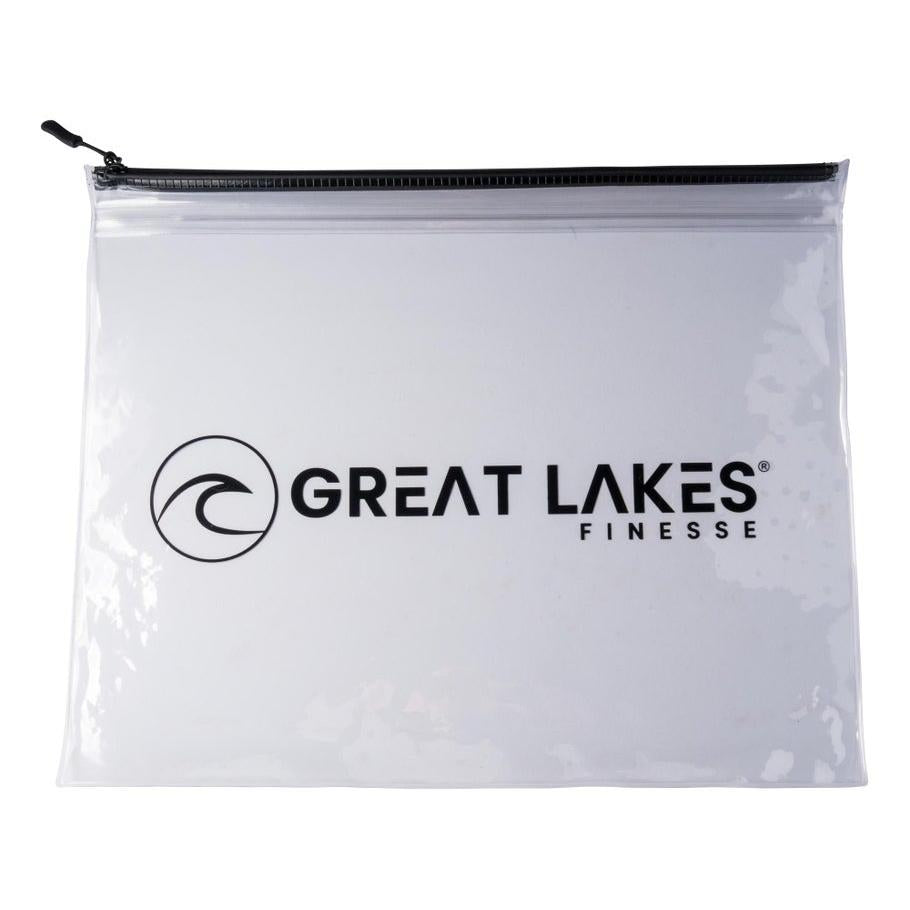 View of Great Lakes Finesse Clear Bait Bag 16X13 Clear available at EZOKO Fishing