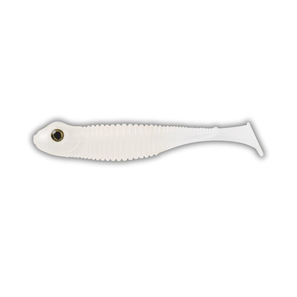 View of Great Lakes Finesse Dropkick Shad 3.25" Frosted Shad available at EZOKO Fishing