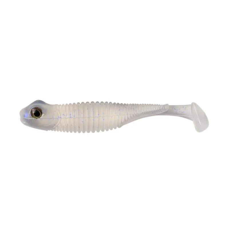 View of Great Lakes Finesse Dropkick Shad 3.25" Iridescent available at EZOKO Fishing