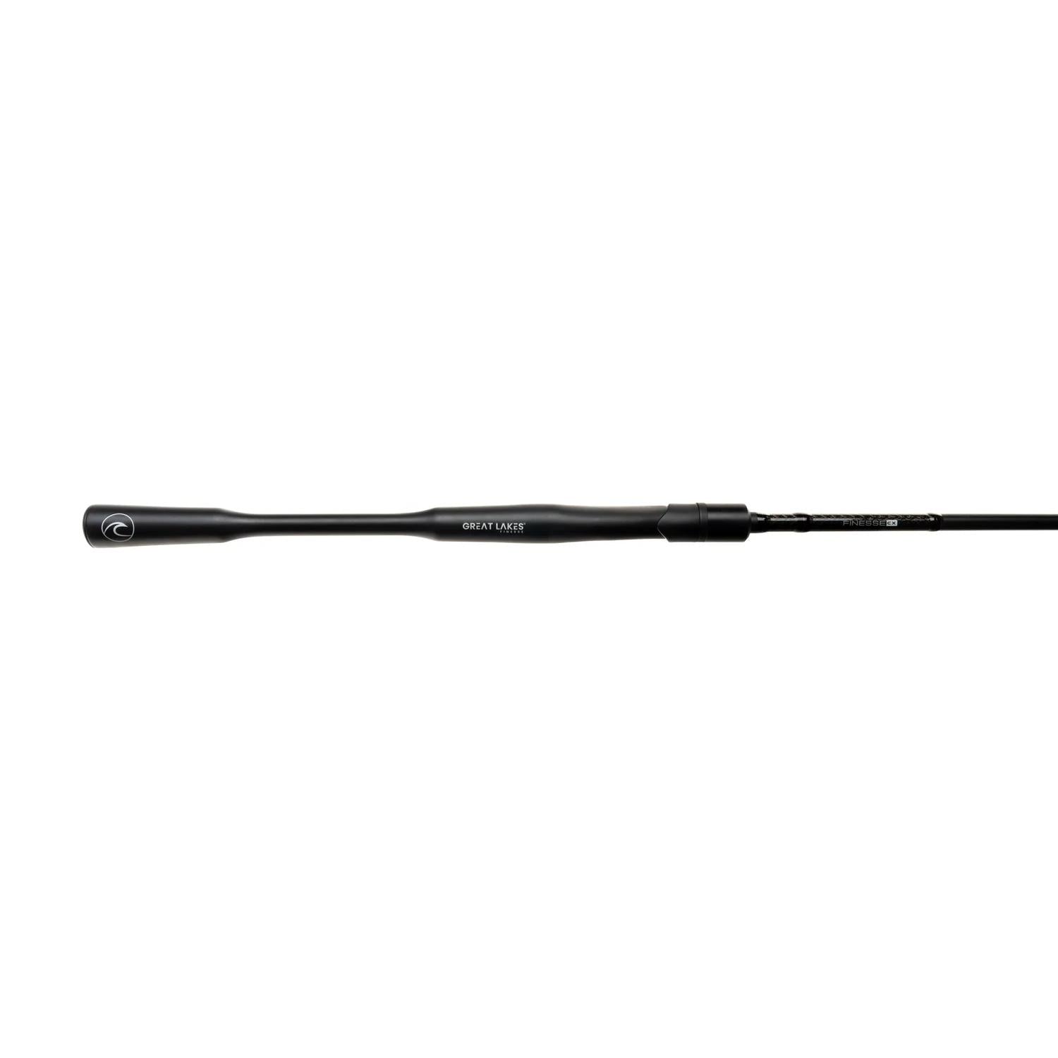 View of Great Lakes Finesse FXC Finesse Spinning Rods 7'4" Medium Light available at EZOKO Fishing