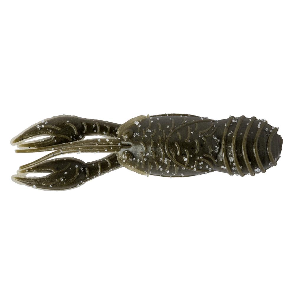 View of Great Lakes Finesse Micro Juvy Craw 2" Green Pumpkin Floating available at EZOKO Fishing