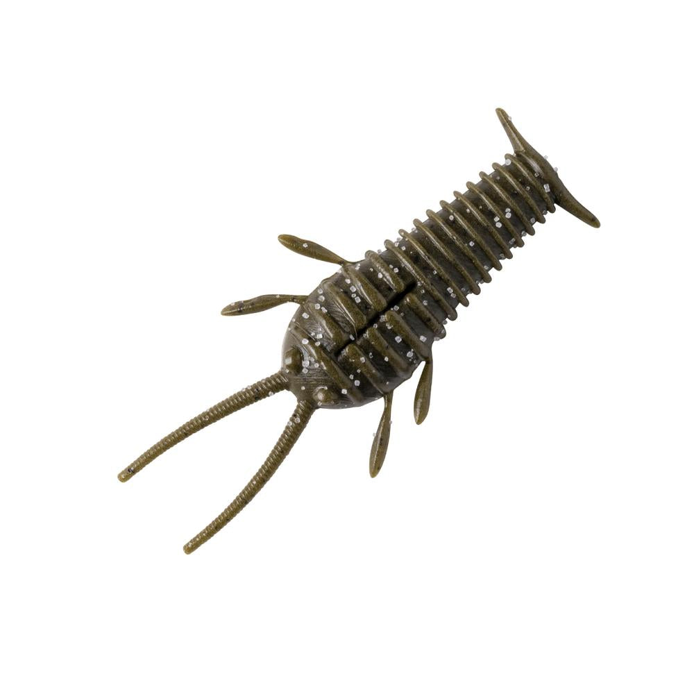 View of Great Lakes Finesse Ned Bug 2.3" Green Pumpkin Float available at EZOKO Fishing