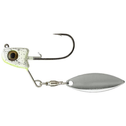 Chartreuse Shad Silver Blade