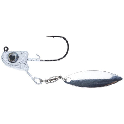 White Shad Silver Blade