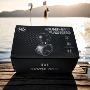 View of boating_accessories HD Innovation HD UMS Round Rail Clamp (.875 to 1.25") available at EZOKO Fishing