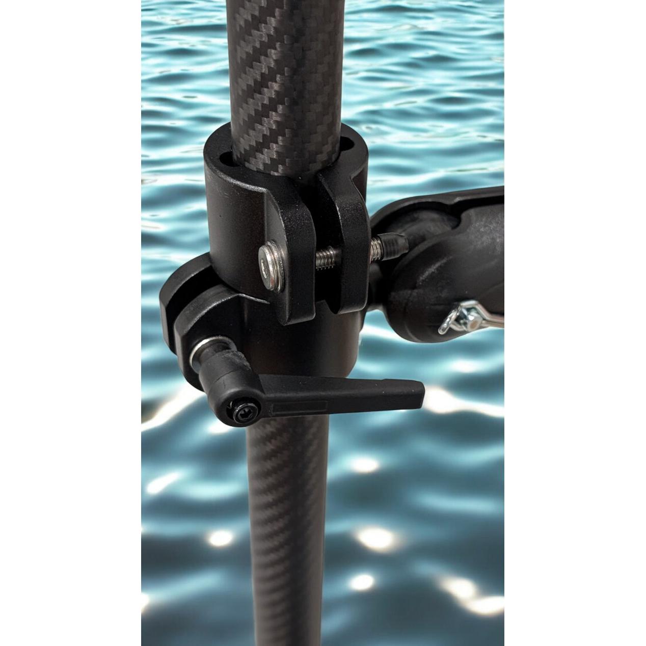 View of boating_accessories HD Innovation HDI Combo Arm + Pole Adapter + Multi Use Plate available at EZOKO Fishing