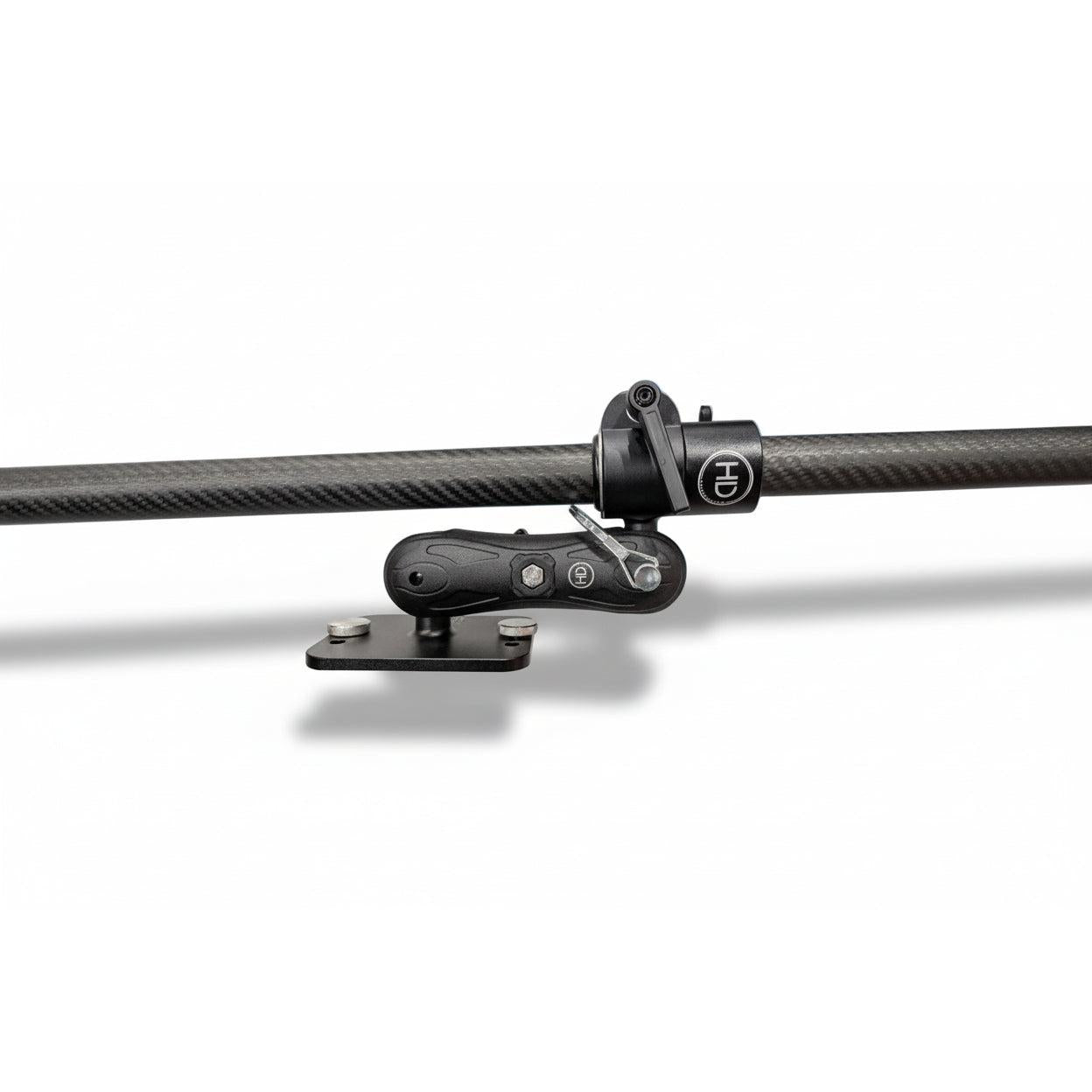 View of boating_accessories HD Innovation HDI Combo Arm + Pole Adapter + Multi Use Plate available at EZOKO Fishing