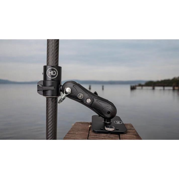 View of boating_accessories HD Innovation HDI Combo Arm + Pole Adapter + Multi Use Plate available at EZOKO Fishing