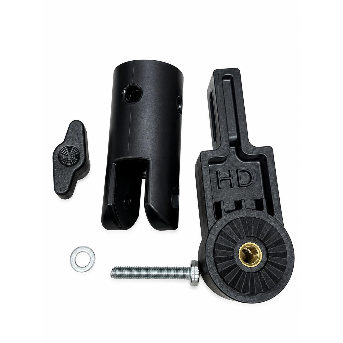 View of boating_accessories HD Innovations Slide and Lock Transducer Mount available at EZOKO Fishing