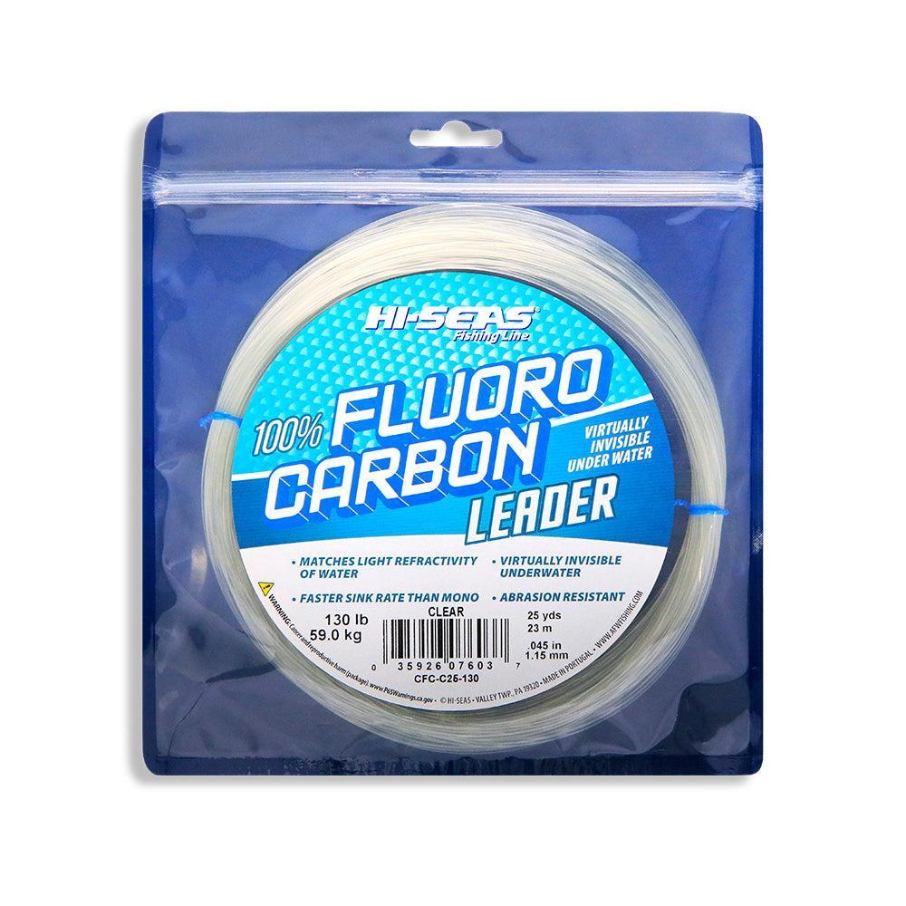 View of Fluorocarbon-Wire Hi-Seas Fluorocarbon leader 100 lb available at EZOKO Fishing