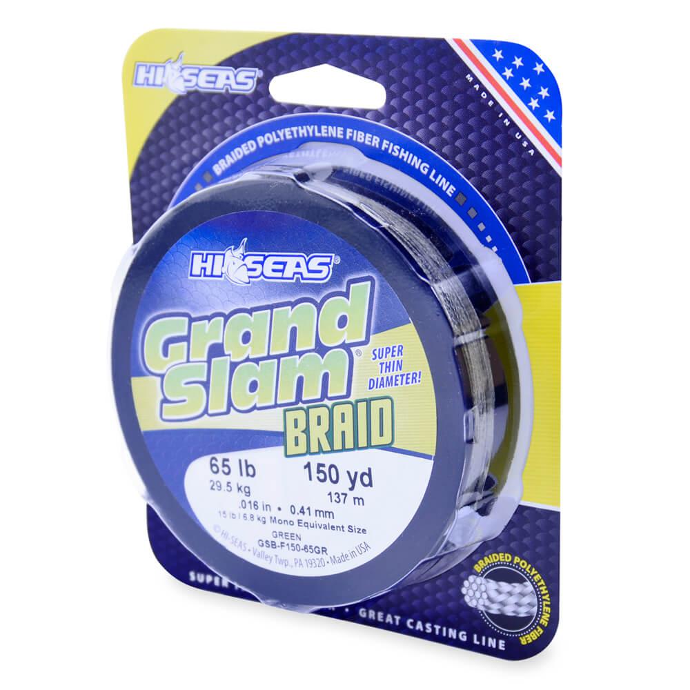 Hi-Seas Grand Slam Braid 65 lb 150 Yds Braids