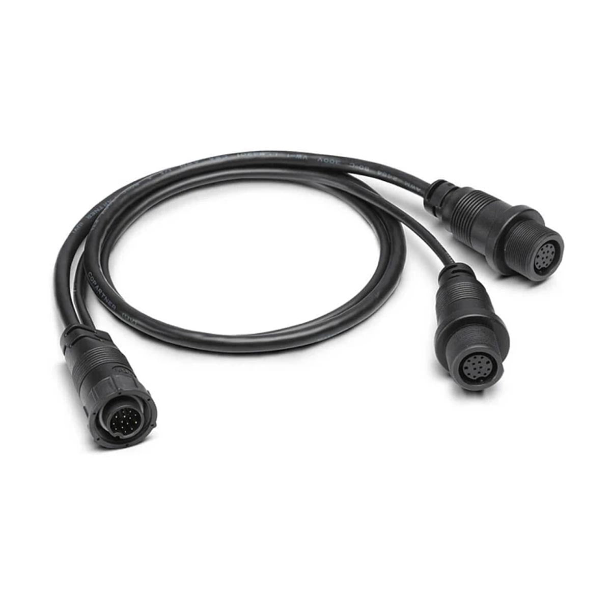 View of electronic_accessories Humminbird 14 M ID SILR Y - SOLIX / APEX Side Imaging Left-Right Splitter Cable available at EZOKO Pike and Musky Shop