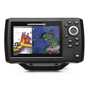 View of fish_finder Humminbird Helix 5 CHIRP GPS G3 w/ LakeMaster Card available at EZOKO Pike and Musky Shop