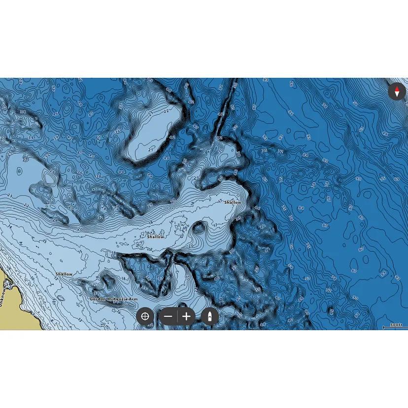 View of electronic_accessories Humminbird Lakemaster VX Alberta Saskachewan V1 available at EZOKO Fishing