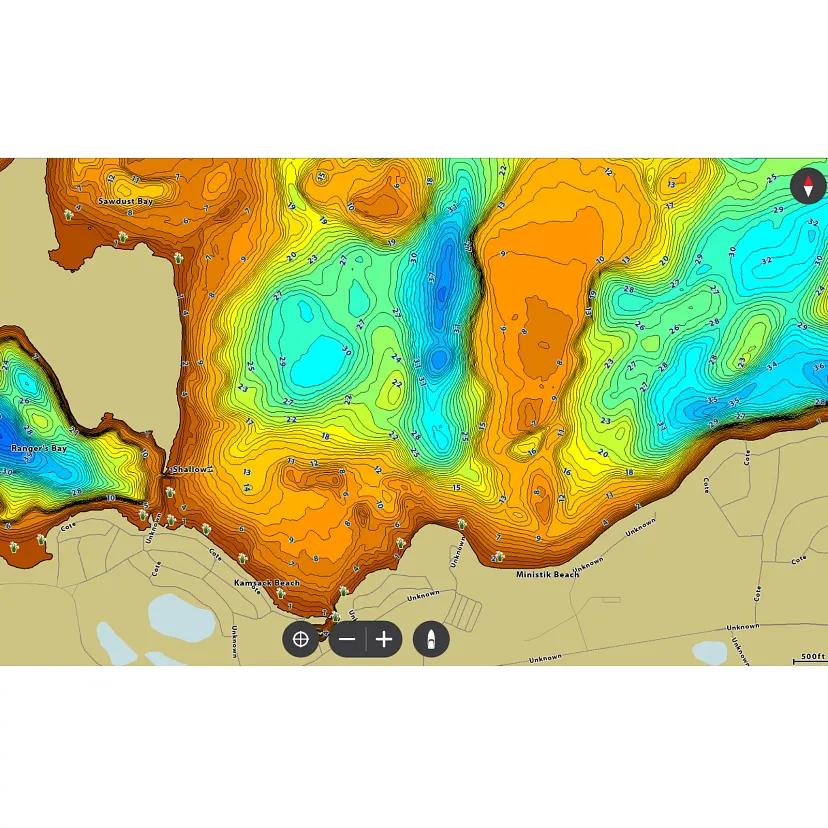 View of electronic_accessories Humminbird Lakemaster VX Alberta Saskachewan V1 available at EZOKO Fishing