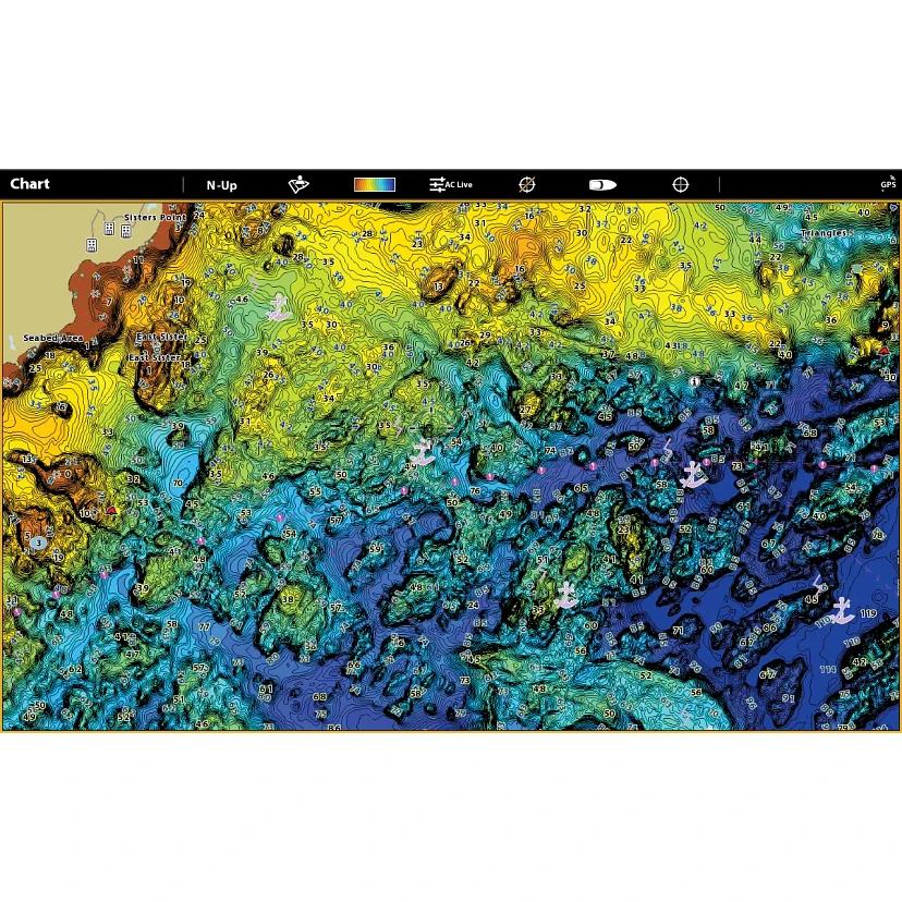 View of electronic_accessories Humminbird Lakemaster VX Great Lakes V1 available at EZOKO Fishing