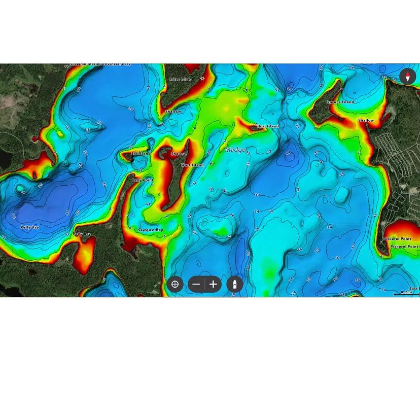 View of electronic_accessories Humminbird Lakemaster VX Premium Alberta Saskachewan V1 available at EZOKO Fishing