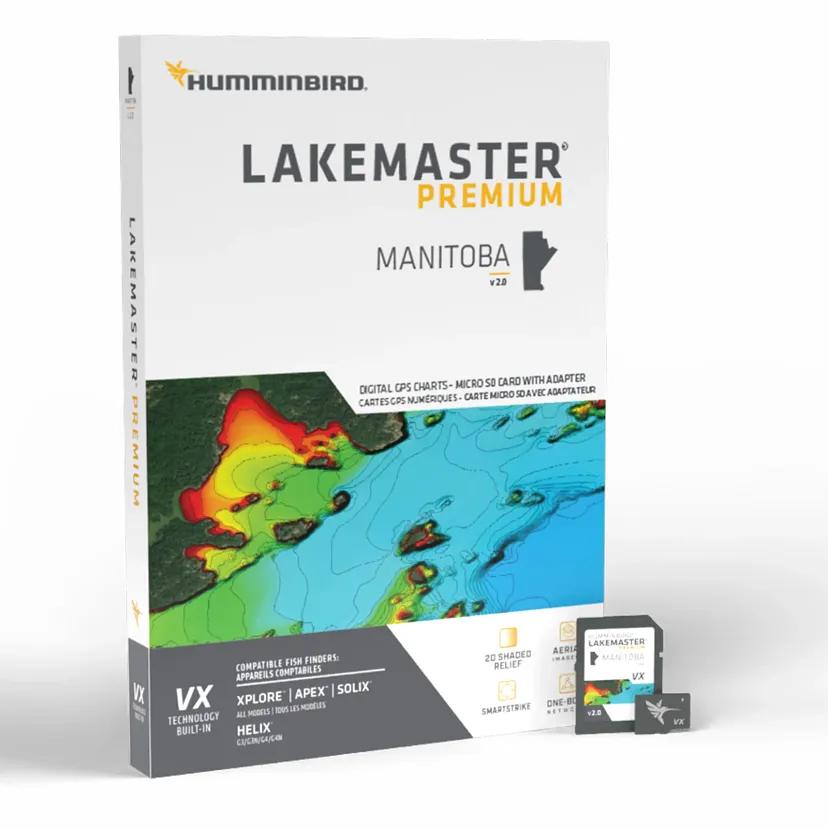 View of electronic_accessories Humminbird Lakemaster VX Premium Manitoba V2 available at EZOKO Fishing
