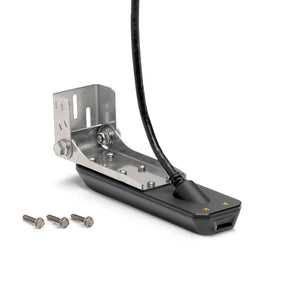 View of transducer Humminbird XM 14 HW MSI T - SOLIX MEGA SI+, DI+, Dual Spectrum CHIRP w/ Temp Transom Transducer available at EZOKO Pike and Musky Shop