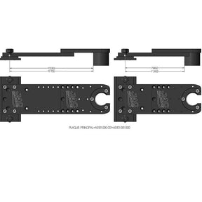 View of boating_accessories Jac Marine Track for Traxstech/Cannon/Bert's available at EZOKO Pike and Musky Shop