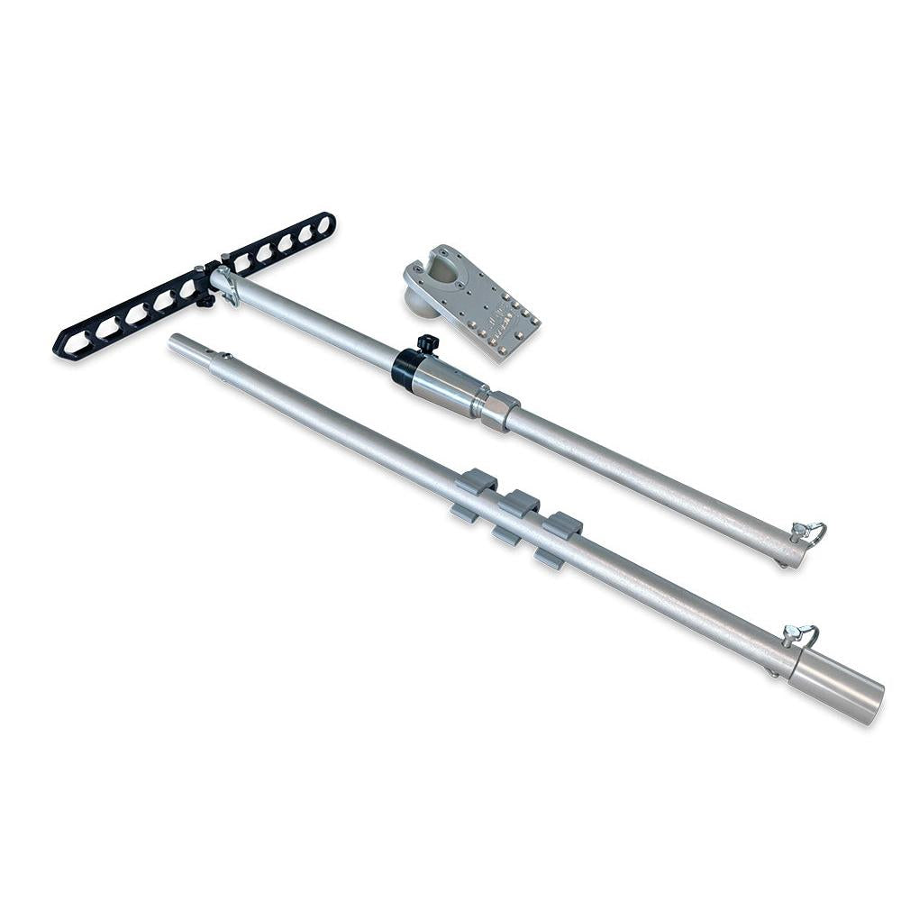 View of boating_accessories Jac Marine Universal Pole Mount For Live Transducer available at EZOKO Pike and Musky Shop