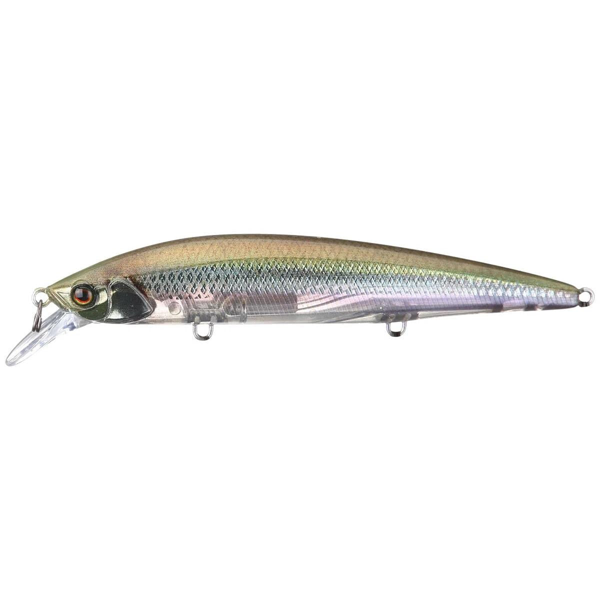 View of Softbaits Jackall Rerange 110 110 RT Holo Minnow available at EZOKO Fishing