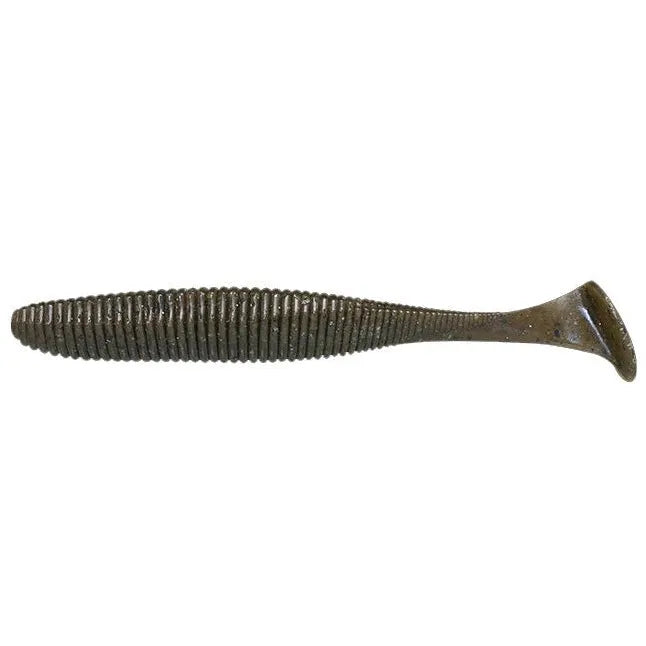 View of Softbaits Jackall Rhythm Wave 3.8'' Green Pumpkin Pepper available at EZOKO Fishing